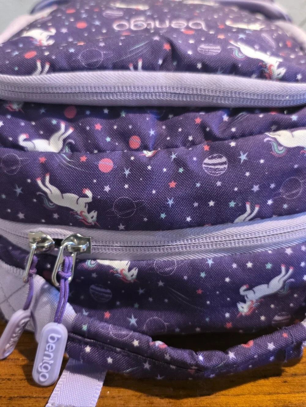 Bentgo Kids Purple Unicorn Backpack